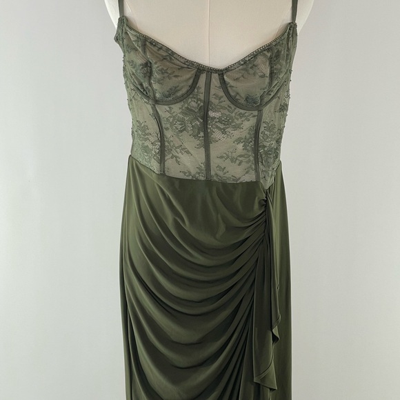 Katie May Olive Green Willow Gown, XL - Picture 16 of 16